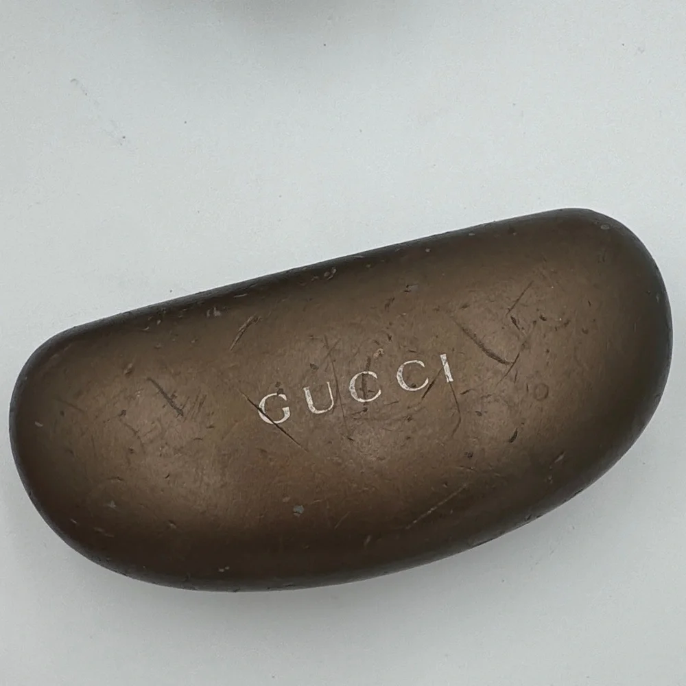 Vintage Gucci Women's Grey Sunglasses
